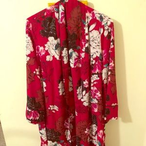 kimono jacket floral